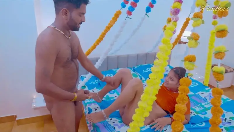 First Suhagrat Night 2024 FansLove UNCUT Hindi Hot Short Film